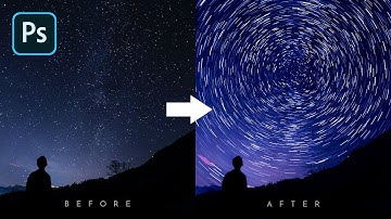Auto Create Star Trails in Photoshop | Photoshop Tutorial (Easy)