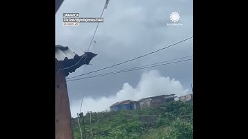 Huge Waves Pound Jamaica Ahead of Hurricane Melissa