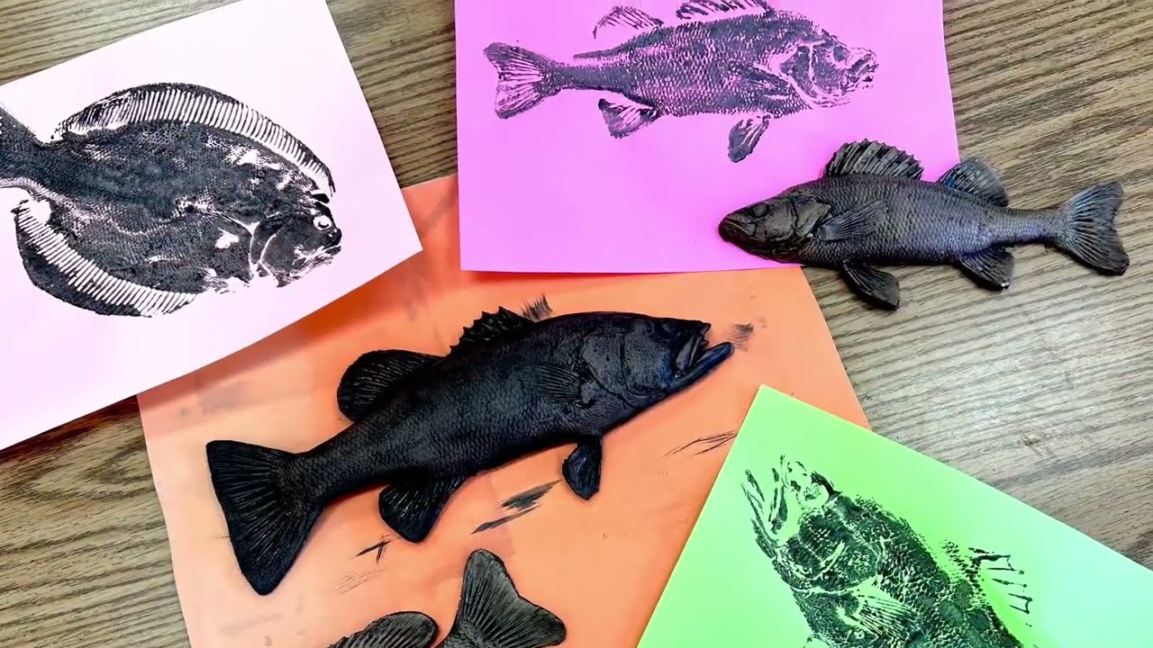 Gyotaku Fish Prints - Part 1 