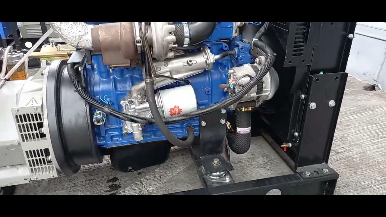genset mitsubishi rakitan 120 ps 40 dan 50 kva URGEN SURABAYA - YouTube