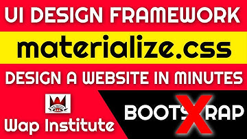 materialize.css ui design framework hosted by wap institute powered by sweetus media er saurav