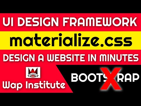 materialize.css ui design