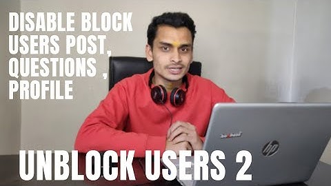 Unblock users  -2 || Social media app using firebase 2022