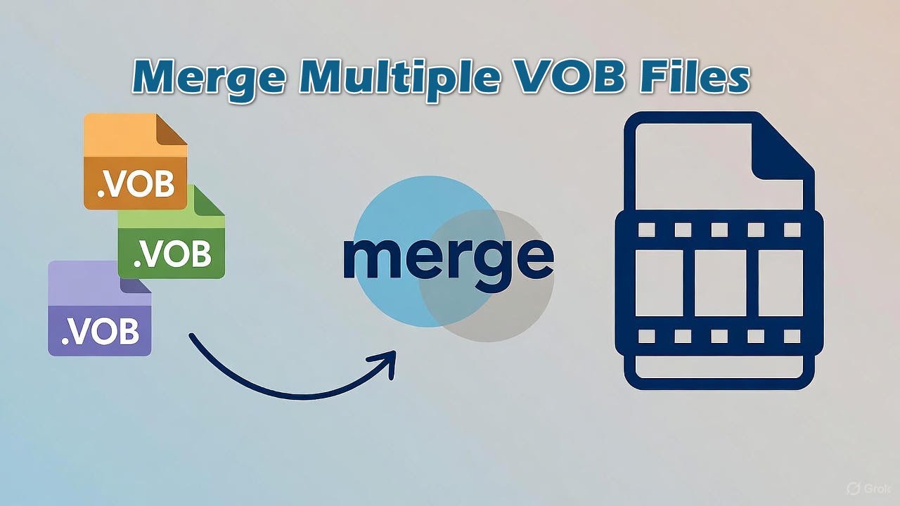 How to Merge Multiple VOB Files into One? - YouTube