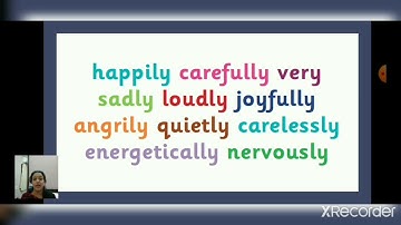 Part 1 - STD 10 - English - GRAMMAR - function describing actions with manners
