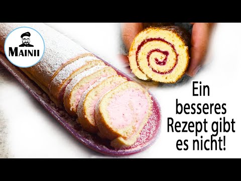Biskuitroulade I Biskuitrolle