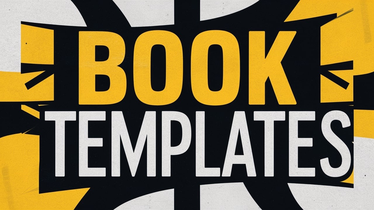 ปกหนังสือ template 2022 Update DIY Book Formatting Templates (welcome tutorial)