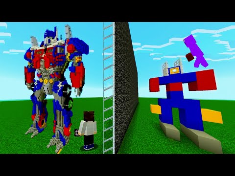 I trolled my FRIEND with a COMPLETE BUILDING in the Minecraft building battle.
