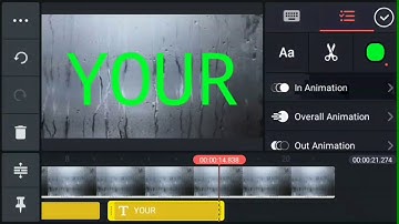 How to make text animation on foggy glass Window in android| KineMaster Tutorial |