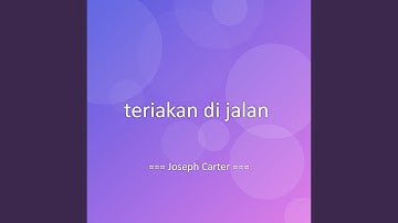 teriakan di jalan