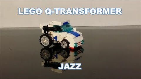 Lego Transformers Jazz Q Transformer By BX Brix