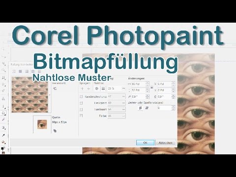 Corel / Bitmap Musterfüllung