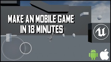 How to make platformer mobile game in Unreal in 18 minutes (NO CODE)
