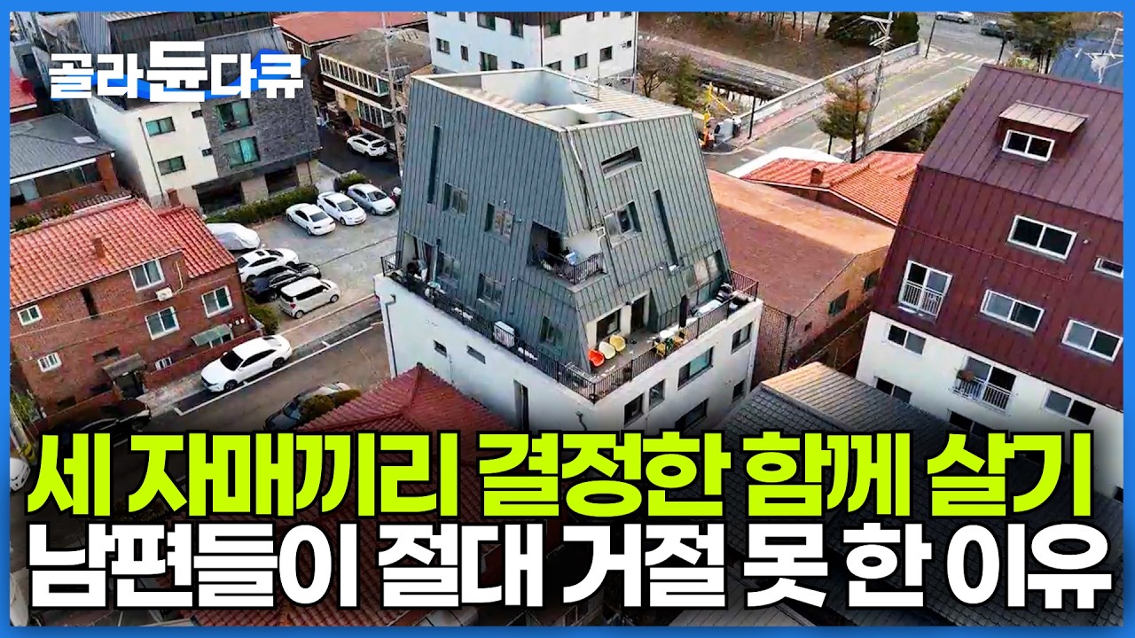 건물주 맏언니에 세입자로 들어간 동생들. 처음엔 남편도 거절했는데 세 부부가 함께 살다보니 천국이 없다길래 찾아가봤더니｜건축탐구 집｜#골라듄다큐