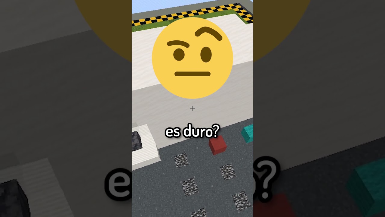 que cosa es dura?  #minecraft  #shorts