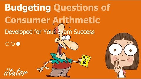 💯 Budgeting of Consumer Arithmetic Explained with Clear Examples. Watch this video!