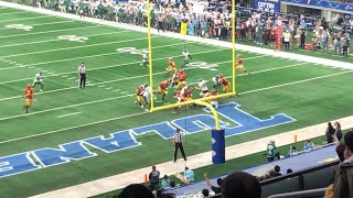 Tulane safety against USC in 2023 Cotton Bowl