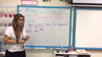 Affirmative tú commands