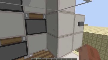 Minecraft 1.5.1 Elevator part 1 (green circuit)