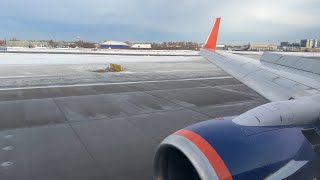 Rossiya Airlines • Boeing 737-800 • RA-73208 • Beautiful Winter Landing in Saint Petersburg