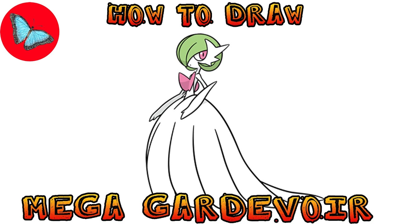 How To Draw Mega Gardevoir From Pokemon