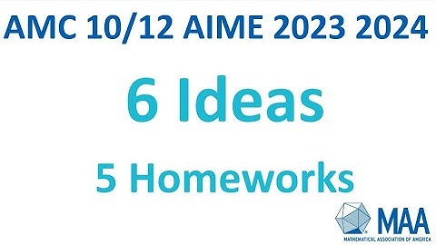 AIME I II AMC 10 12 A B 2024 2023 2022 2021 Solutions Problems 8 Preparation Course Math Olympiad