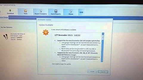 BAMR Elcometer Elcomaster update Elcomaster