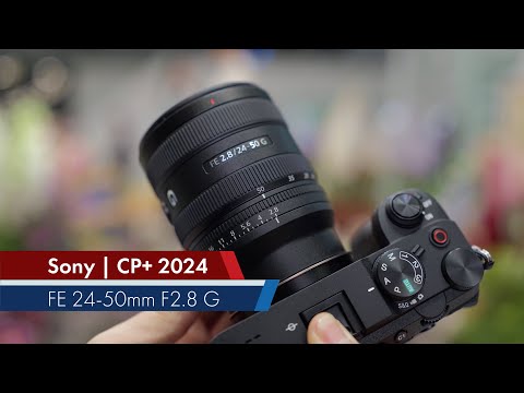 Sony FE 24-50mm F2.8 G | Kompaktes FF-Zoom im kurzen Hands-On Test [CP+ 2024 | Deutsch]
