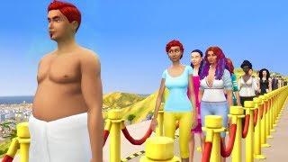 I made 200 People Wait in Line for Eternity - The Sims 4