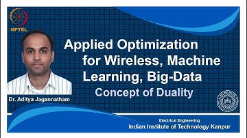 noc18-ee31 Lecture 63-Concept of Duality