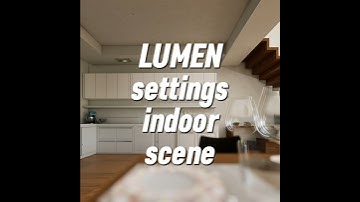 LUMEN Settings indoor scene *Twinmotion*