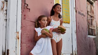 Sunuva Swimwear Beachwear Girls Wildflower Collection Ss22