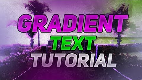 How To Make A Gradient Text On Android