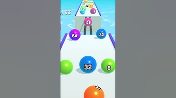 2023. Level 83. ball Run 2048. very cool and gnarly hyper casual games. #stmkgaming #shorts #gaming