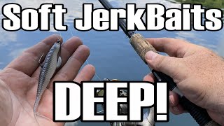 Ledge Fishing With a Soft JerkBait!?! screenshot 4