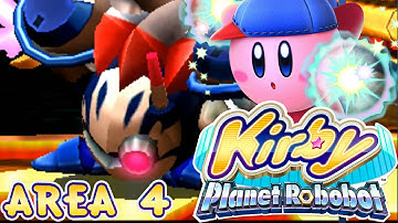 Kirby Planet Robobot Playthrough - Area 4 Gigabyte Grounds