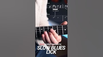 Thumbnail of Try This Slow Blues Lick! #guitarist