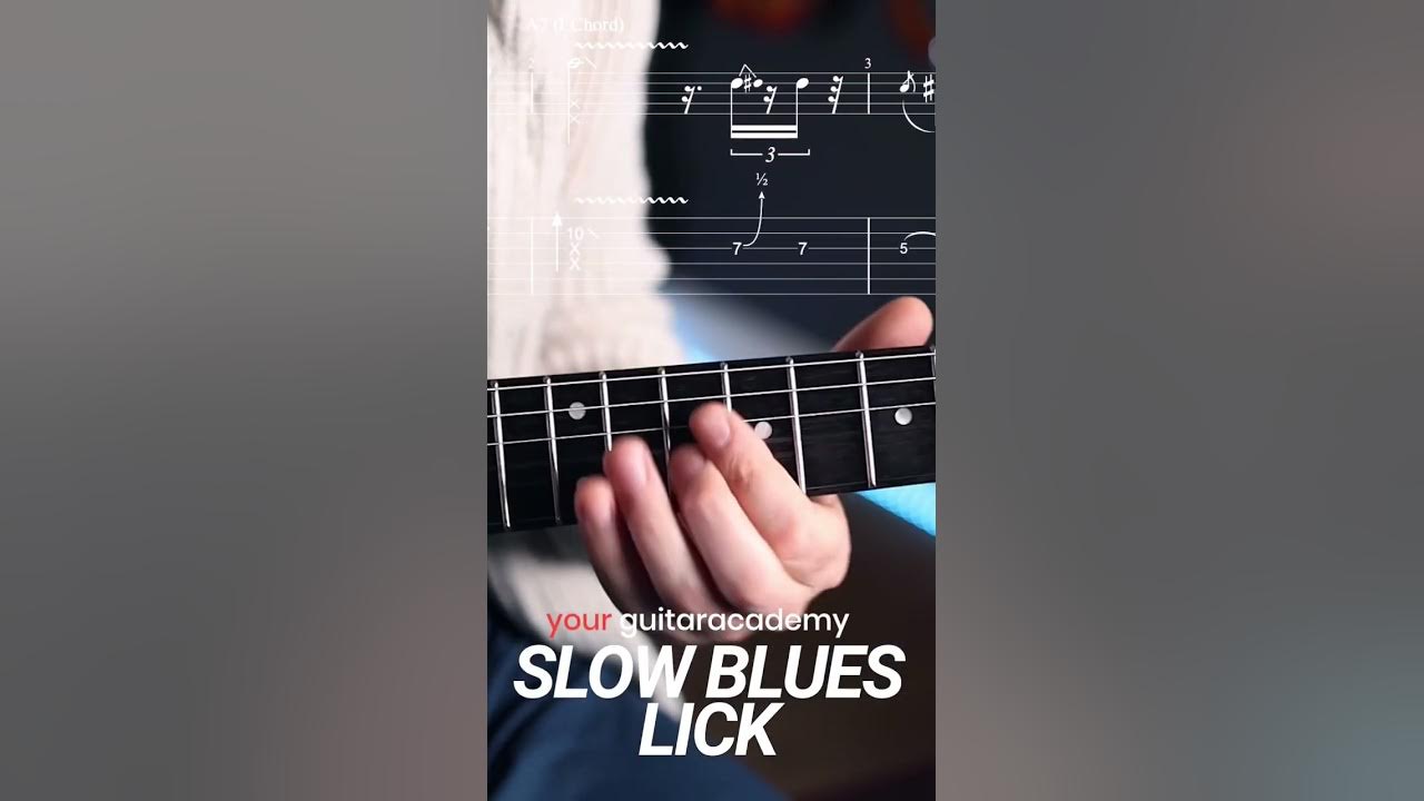 Try This Slow Blues Lick! #guitarist