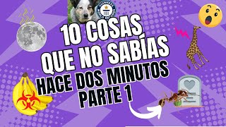 10 Curiosidades Que No Sabías Hace Dos Minutos Parte 1