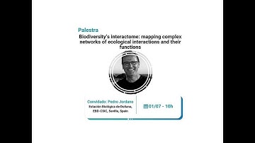 Dr. Pedro Jordano - Biodiversity’s interactome: mapping complex networks of ecological interactions