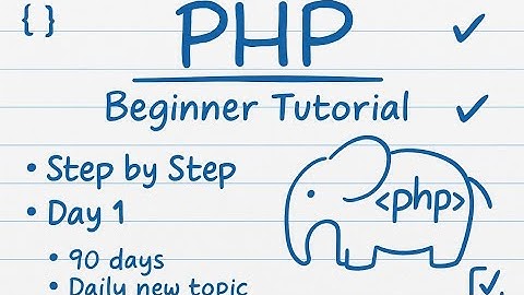 👨‍💻DAY1#PHP Quick Revision for Beginners |#php #quickrevision #coding#programming#codewithme