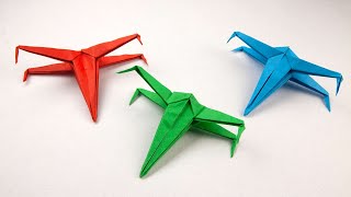 Оригами Истребитель X-WING из бумаги | Звездолет оригами | Origami X-Wings Airplane
