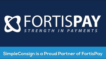 SimpleConsign has partnered with FortisPay!