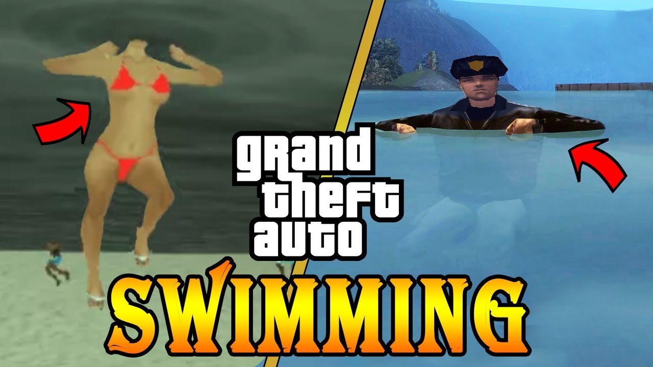 New EVOLUTION OF SWIMMING SKILL In GTA Games Gta 3 Vice City SA 