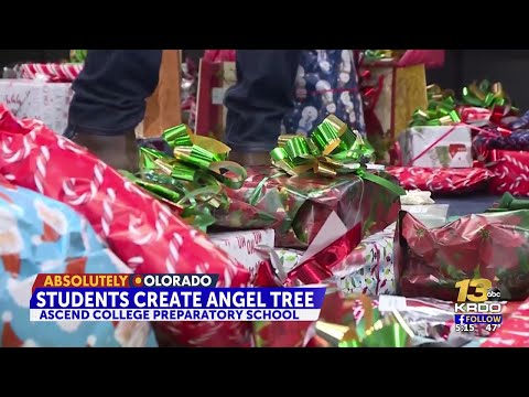 Ascend College Prep students create angel tree for Christmas