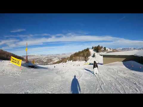 Skiing on a