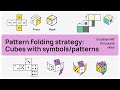 Pattern folding strategy cube netsfolding cubes  perceptual ability test tutorials  dat pat