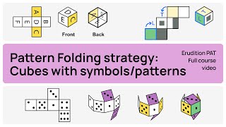 Pattern folding strategy: PF CUBE problems | Perceptual Ability Test Tutorials | DAT PAT