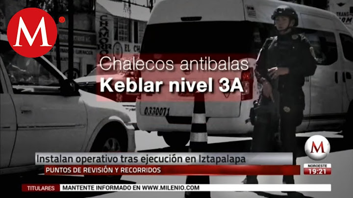 Instalan operativos de seguridad en Iztapalapa
