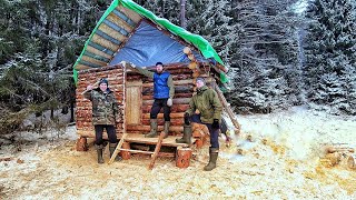 ДО ИЗБЫ НА ТРИ ДНЯ | ВКУСНЕЙШИЙ БОРЩ НА КОСТРЕ | ТЕРРАСА ГОТОВА | ДЕЛАЕМ СЕНИ из ГОРБЫЛЯ